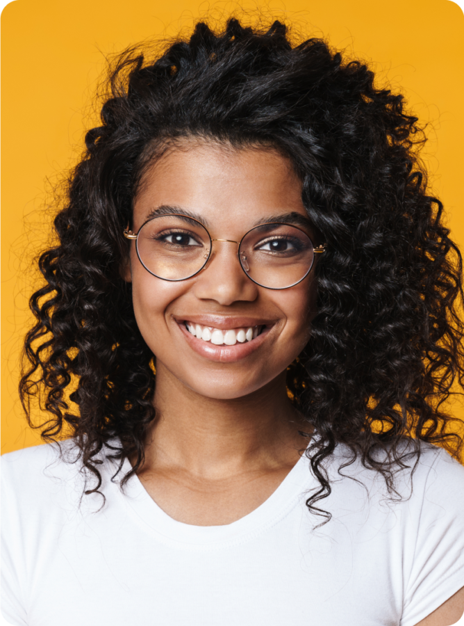 Smiling woman