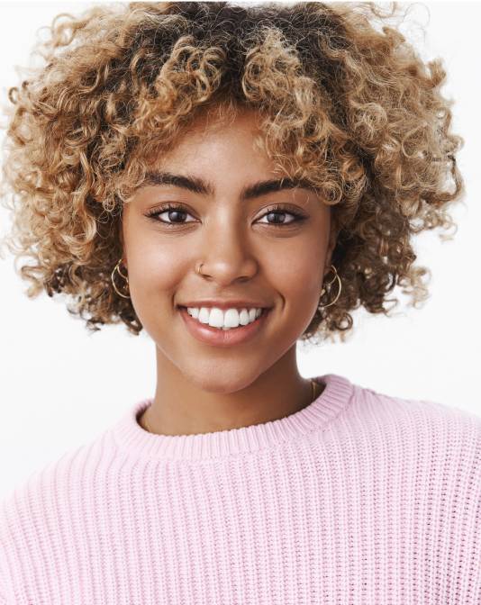 Smiling woman