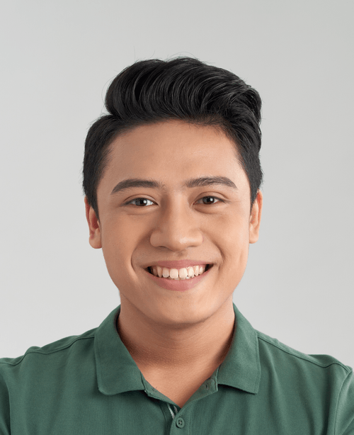 Smiling man