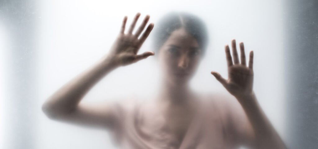 Person suffering from depression