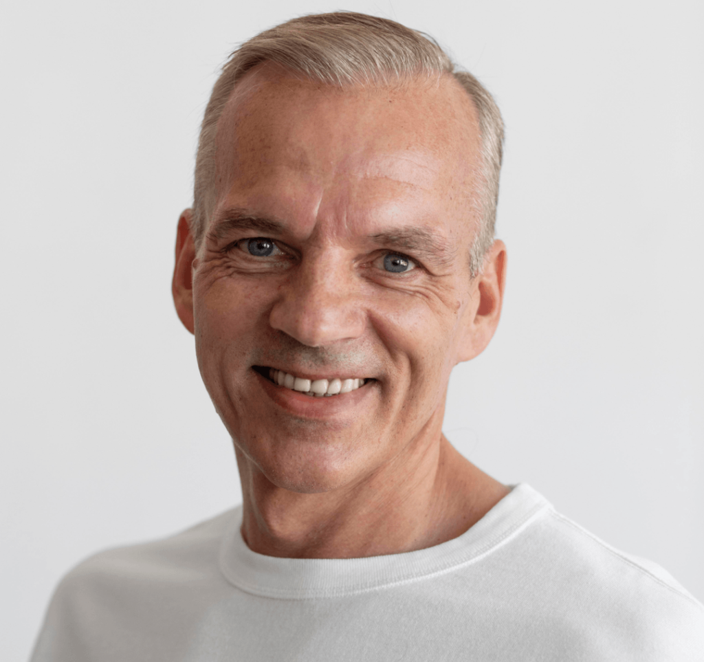 Smiling man