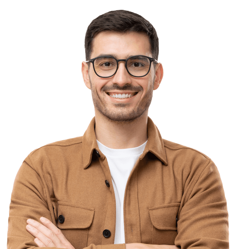 Smiling man